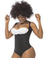 Open Bust Thong Tummy Control Shapewear for Women