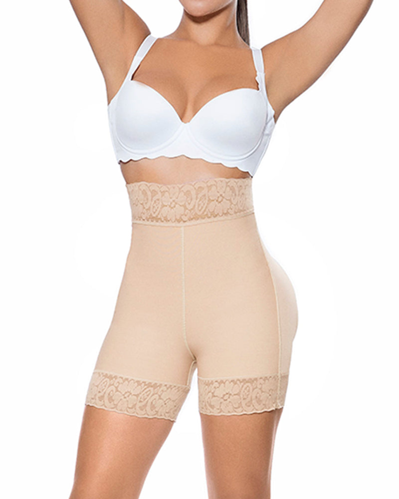 Women Butt Lifter High Waist Hip Enhancer Pads Underwear Shapewear Lace Padded Control Panties