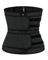 Corset Latex Buckle Waist Corset Belt LATEX Rubber Straps Corset