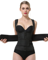 Corset Latex Buckle Waist Corset Belt LATEX Rubber Straps Corset