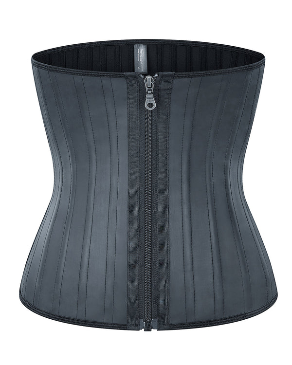 Corset Latex Buckle Waist Corset Belt LATEX Rubber Straps Corset