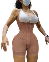 Women's Shapewear HOOK AND EYE CLOSURE Tummy Control Adjustable Crotch Open Bust Bodysuit