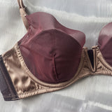 V mesh sexy bra underwear set