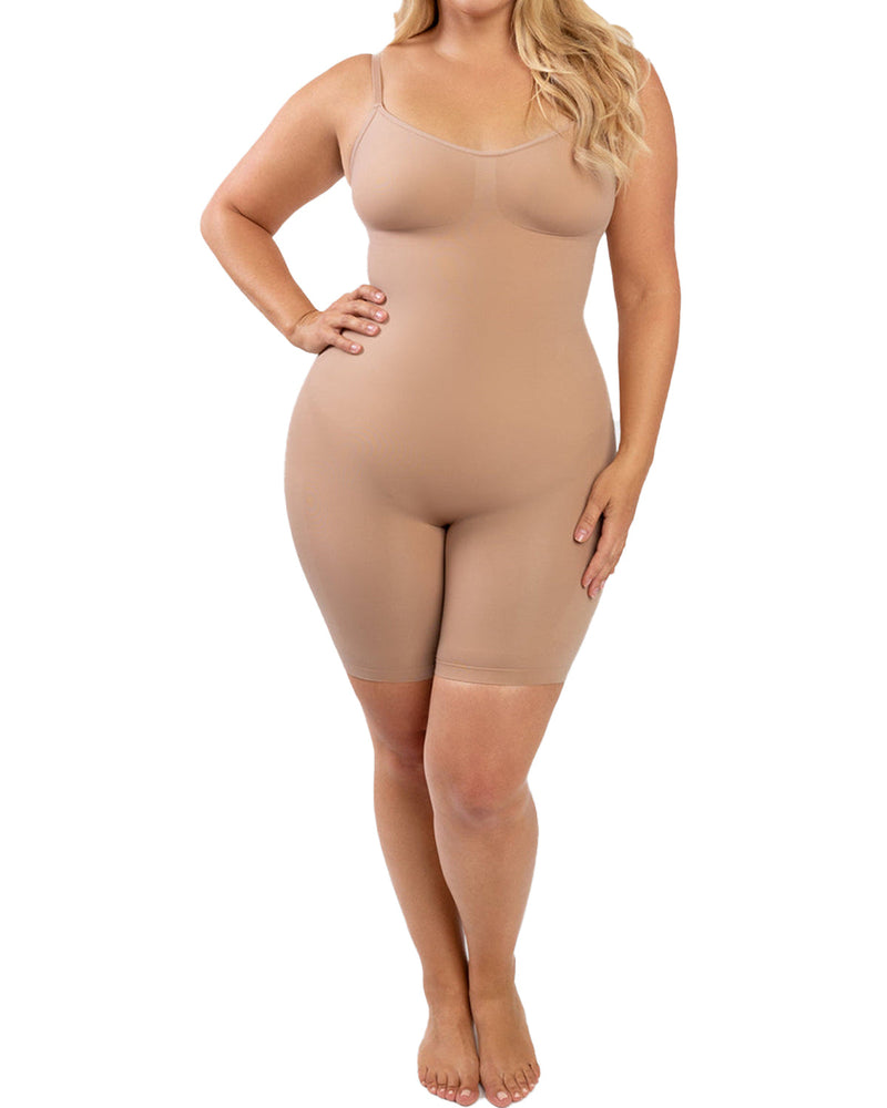 Full Confidence Open Gusset Slimming Bodysuit