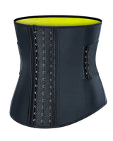 Corset Latex Buckle Waist Corset Belt LATEX Rubber Straps Corset