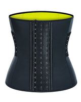 Corset Latex Buckle Waist Corset Belt LATEX Rubber Straps Corset