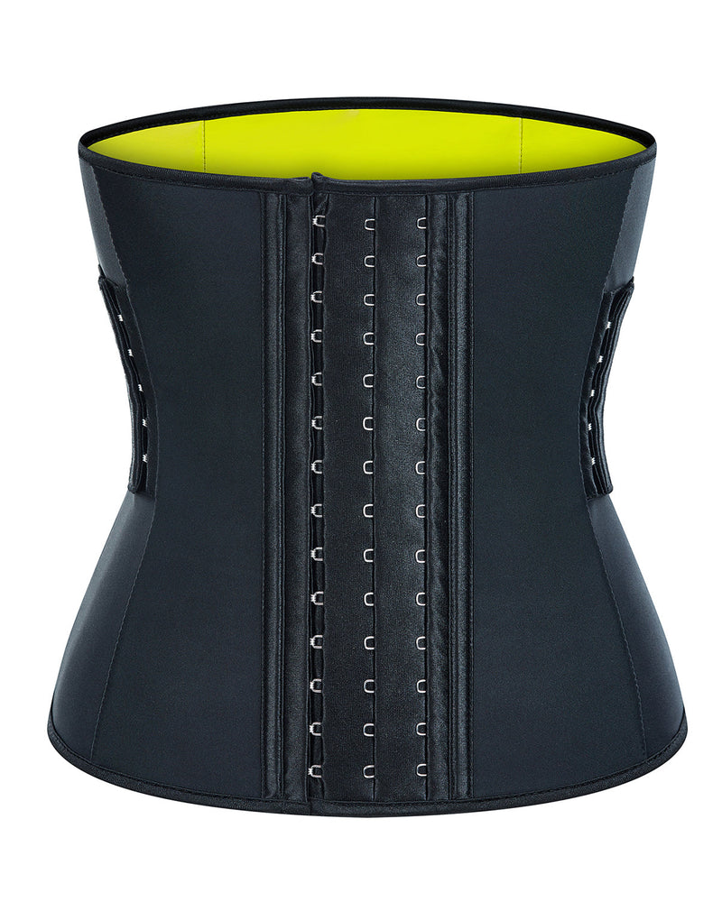 Corset Latex Buckle Waist Corset Belt LATEX Rubber Straps Corset