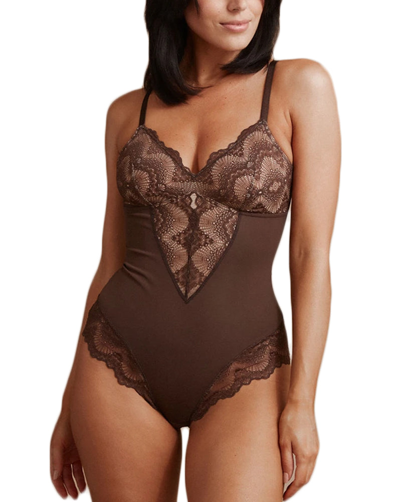 Sculpting Lace Shapewear Bodysuit