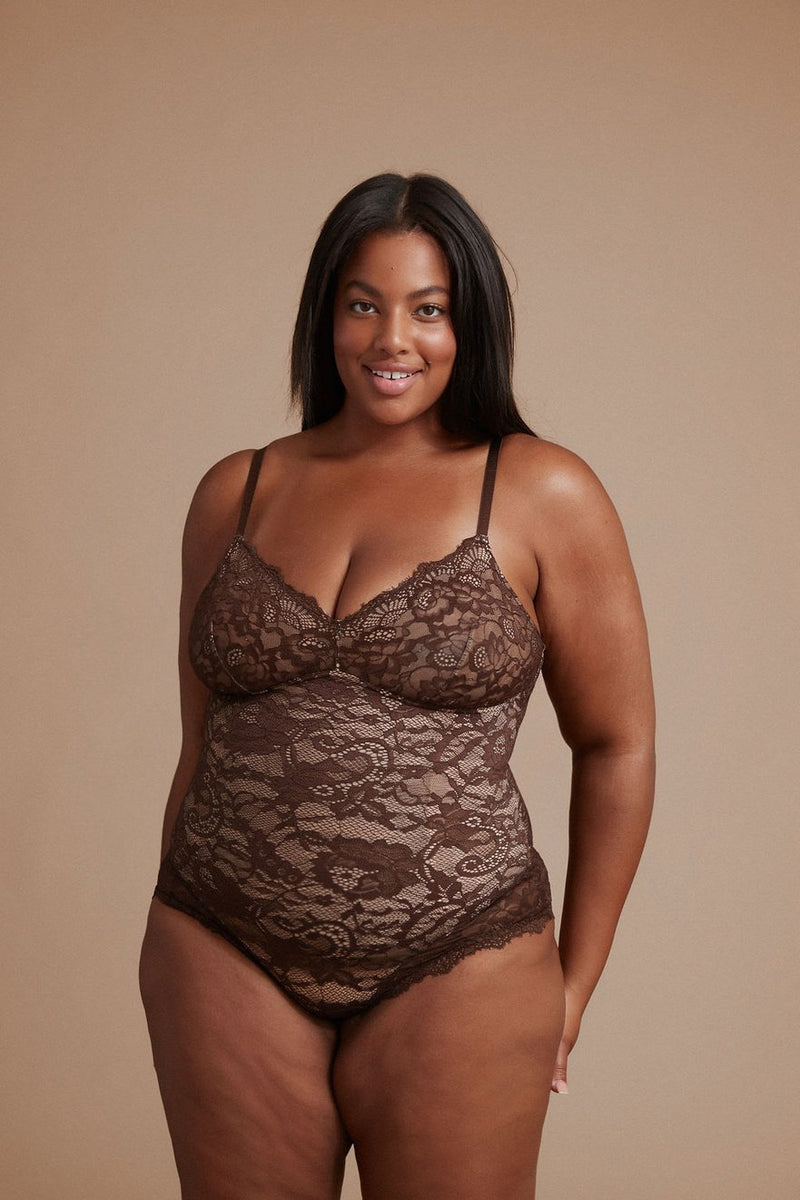 Shaping Lace Shapewear Bodysuit