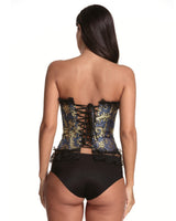 Women's court corset lace bronzing corset corset