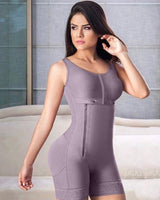 Bodysuit Bodyshaper For Women Side Zipper Adjustable Breast Support Tummy Control Shaperwear