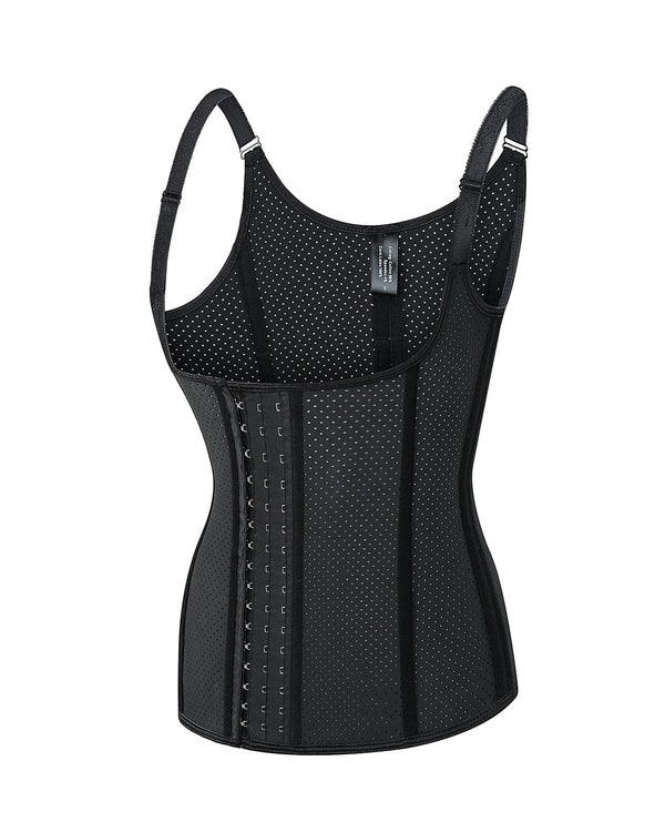 Body shaper vest with small shoulder straps