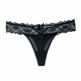 Female Mesh Solid Color Lace Underwears