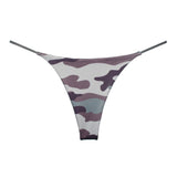 Female Leopard Print T-back Thong