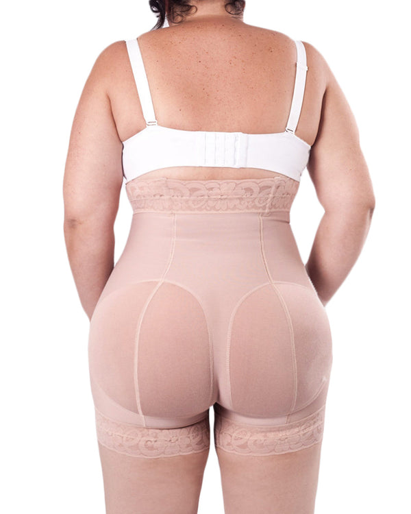 Extra High Waist Short With Zipper