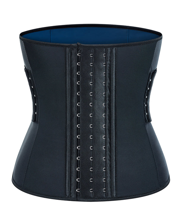 Corset Latex Buckle Waist Corset Belt LATEX Rubber Straps Corset