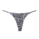 Female Leopard Print T-back Thong